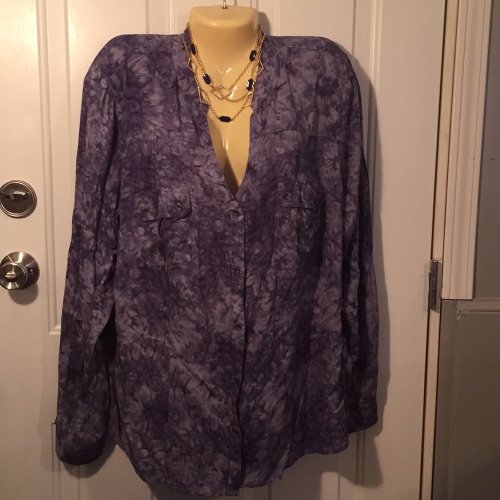 MAURICES TIDYED BLOUSE SIZE 2
